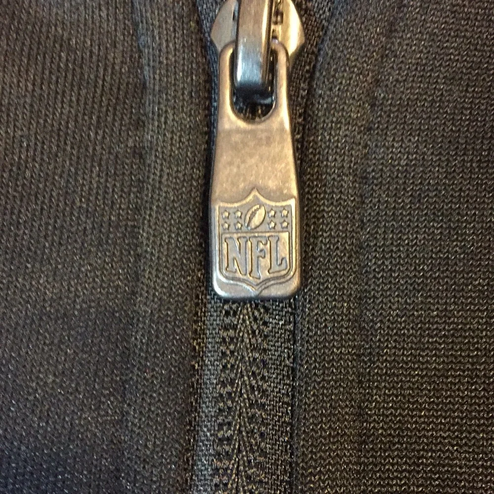 NFL Team Apparel Carolina Panthers Full Zip Jacket Size Youth XL